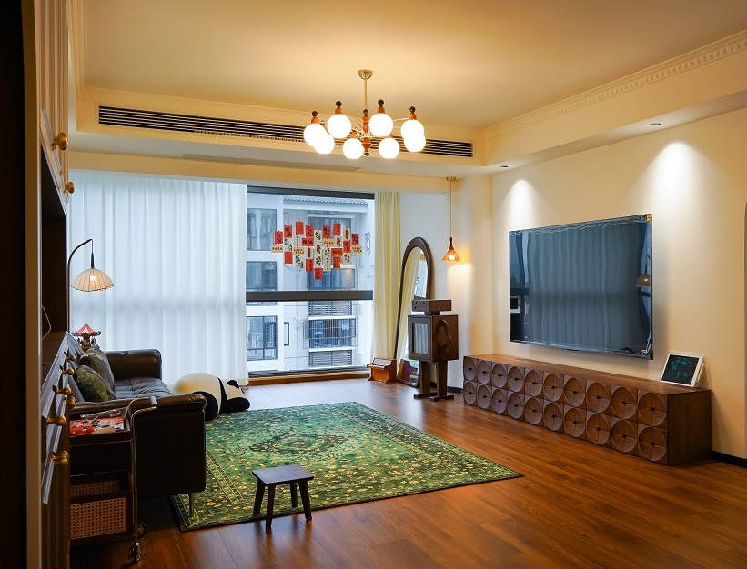 沁園小區(qū)126㎡法式中古風